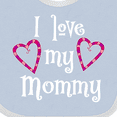 thumbnail image 4 of Inktastic I Love My Mommy- Hearts Boys or Girls Baby Bib, 4 of 4