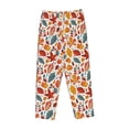 thumbnail image 4 of Balery Colorful Maple Leaves print Women's Pajama Pants,Ultra Lightweight Pjs,Lounge Pant-Medium, 4 of 9