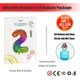 thumbnail image 3 of Birthday Number Balloon 40Inch Large Number Balloons, Rainbow Number 2 Balloon for Birthday Decorations (Number 2 ), 3 of 4
