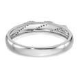 thumbnail image 5 of Solid 14K White Gold Engagement Complete Diamond Trio Men's Wedding Band Ring Size 9 (.12 cttw.), 5 of 7