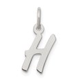 thumbnail image 1 of 925 Sterling Silver Dainty Letter H Initial Nom Monogramme Collier Pendentif Pendentif, 1 of 6