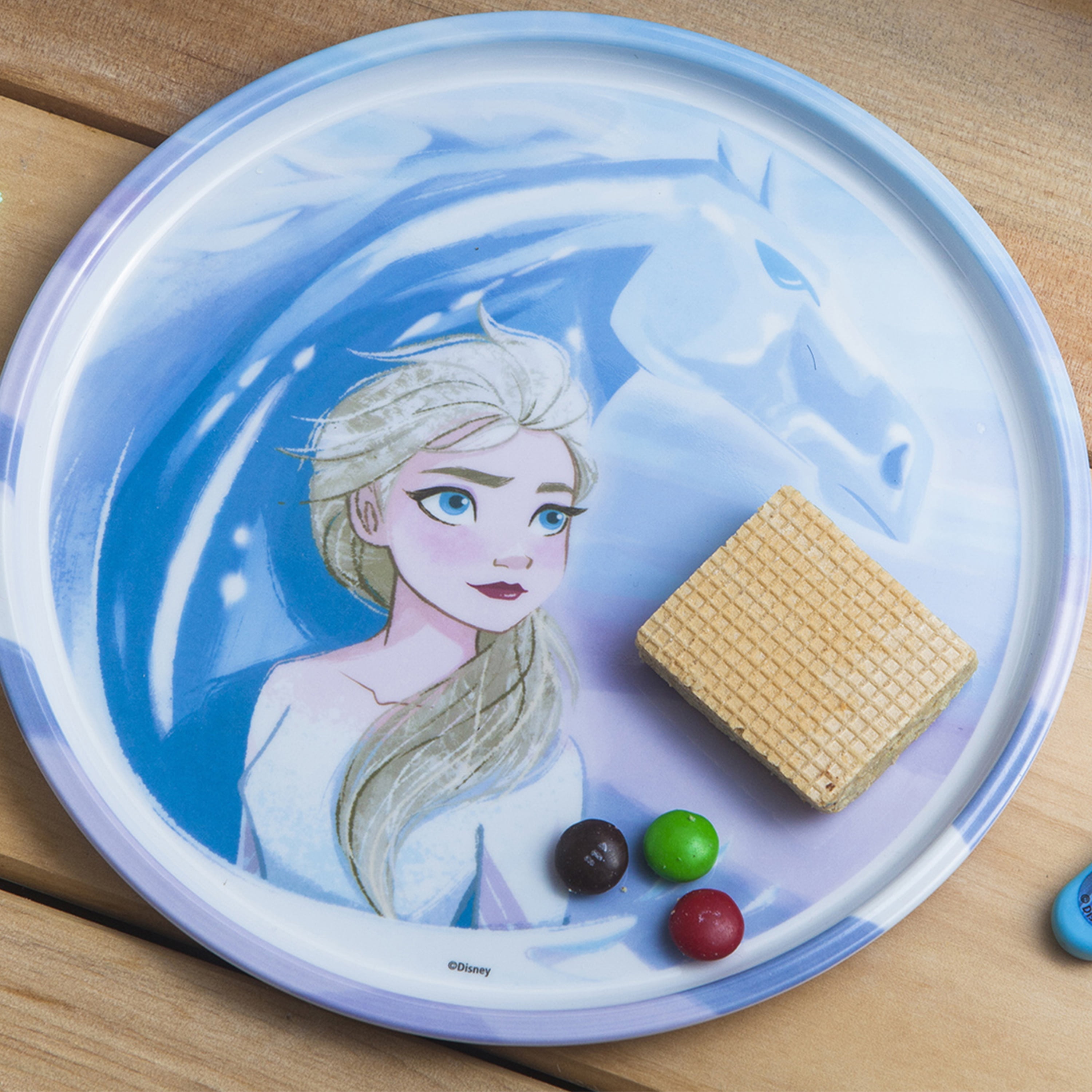 Zak Designs 3 Pcs Kids Dinnerware Set Melamine Embossed Plate Bowl Tumbler Frozen 2 Perfect for Kids