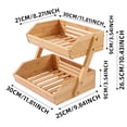 thumbnail image 3 of Tong Stackable Fruit Storage Organizer Rack For Countertop Kitchen Counter Fresh Produce Display Stand, 3 of 6
