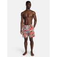 thumbnail image 2 of Disney Mickey Mouse Men's and Big Men's Beach Swim Trunks, Sizes S-3XL, 2 of 5