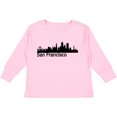 thumbnail image 3 of Inktastic San Francisco Skyline Boys or Girls Long Sleeve Toddler T-Shirt, 3 of 5