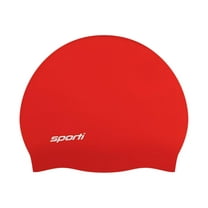 Sporti Kids' Silicone Swim Cap - Lightweight, Anti-Slip, Easy On/Off, Latex-Free
