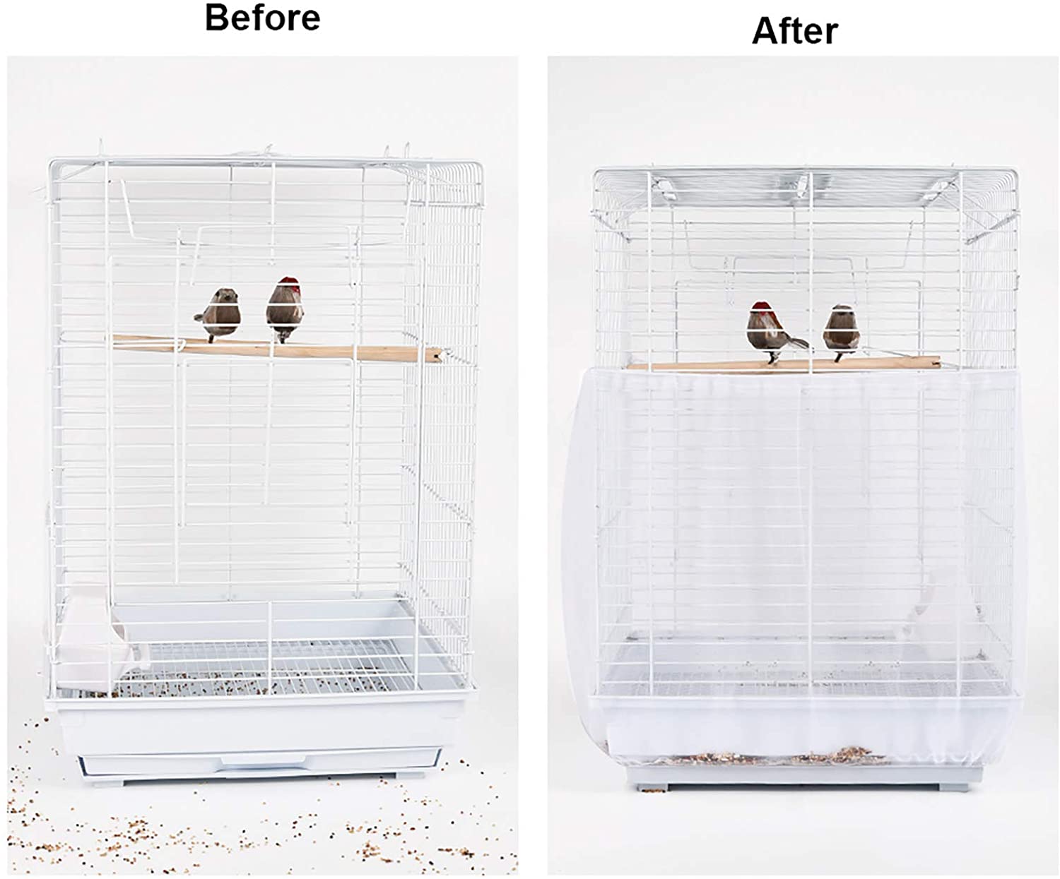 collapsible parrot cage