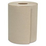 Generations Consumer 600HN Hardwound Roll Towels, 1-Ply, Natural, 8" x 500ft, 12 Rolls/Carton