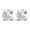 Rose Gold, variant on Jared - 4 Carat Round Cut Classic Diamond Studs