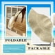 thumbnail image 3 of Sombrero con visera para mujer, sombrero de playa de verano de ala ancha, sombrero de paja de viaje plegable para mujer, 3 of 5