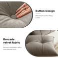 thumbnail image 4 of Lovote 2PCS Velvet Headboard Pillow for Queen Size Bed 23.6" x 29.5" Coffee - Bed Rest Reading Pillow, Long Backrest Cushion for Sofa, Daybed, Tatami, Bay Window, 4 of 8