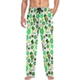 thumbnail image 3 of GZHJMY St. Patrick's Day Pajama Pants for Men, Lounge Pants Lightweight Men Pajama Bottoms with Drawstring Pockets, Christmas New Year Birthday Gifts, Small, 3 of 6