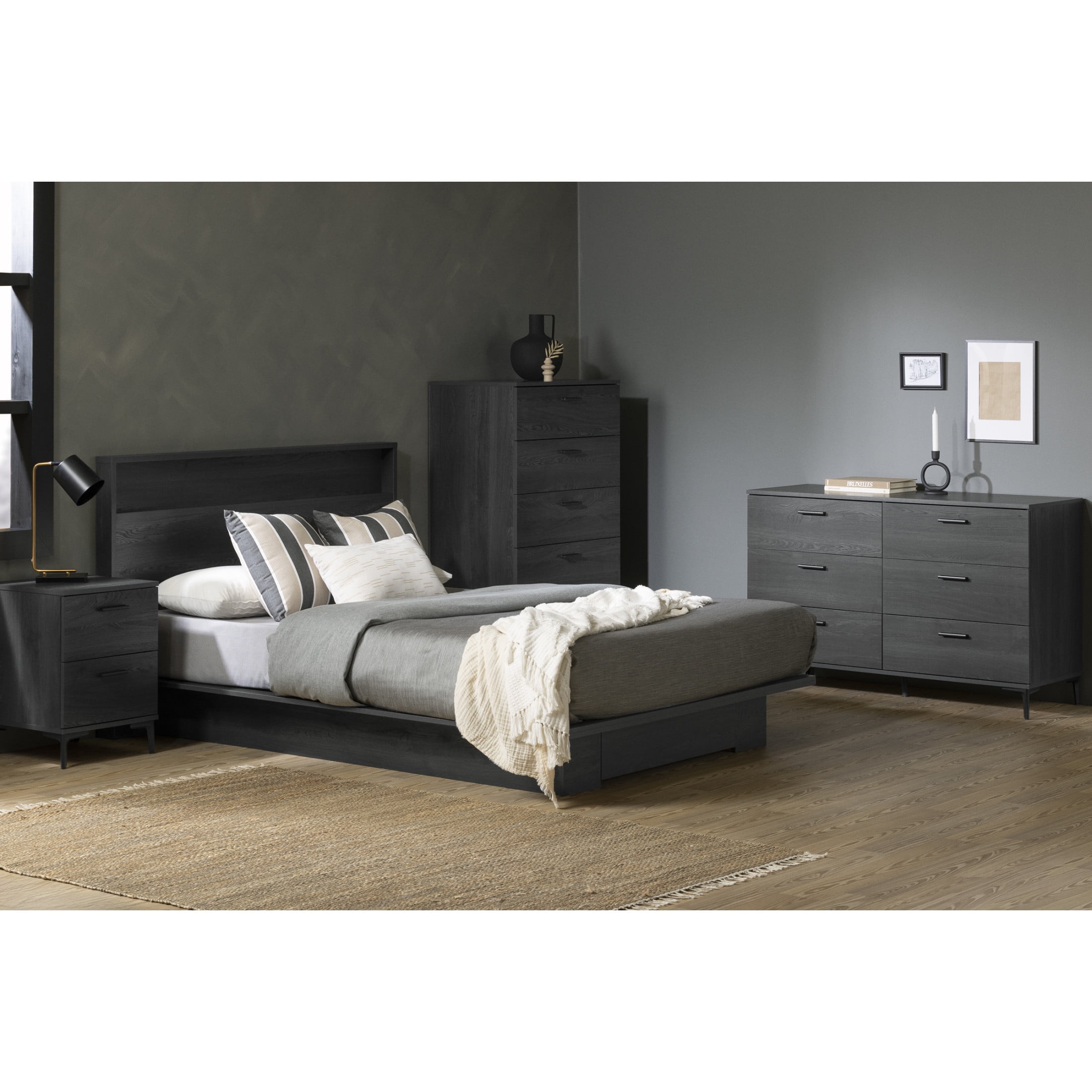 South Shore Musano, Contemporary Chest,  Gray