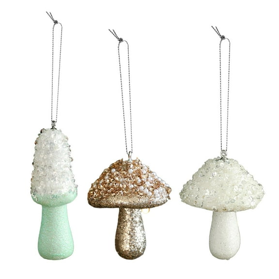 HOMYL 3Pcs Christmas Hanging Ornaments Cute Xmas Decor for Farmhouse Wreath Window