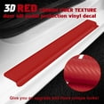 thumbnail image 5 of Xotic Tech Car Door Edge Guards Door Sill Protector Film Automotive Anti-Collision Carbon Fiber Vinyl Wrap Stickers for Most Cars Accessories (3D Red 2.7Inch Wide, 2Ft/1.25Ft), 5 of 9