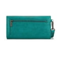 thumbnail image 4 of Wrangler Woman Wallet Large Phone Wristlet Women's Wallets, Card Cases & Money Organizers Trifold Wristlet Wallet with Coin Purse and Rfid Lining, Turquoise, 4 of 7