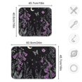 thumbnail image 4 of Yayeee Dish Drying Mat for Kitchen Counter 16"x18" Microfiber Absorbent Pad, Gothic Floral Print, 4 of 7