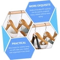 thumbnail image 5 of 40pcs Hanger Hook Pant Hooks for Closet Shirt Organizer for Closet Storage Hangers Clothes Hanger Extender Clips Space Saving Hangers Hooks Space Saving Outfit Hangers Plastic Mini, 5 of 5