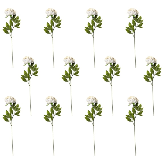 12 Pack: White Peony Spray by Ashland