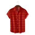 thumbnail image 5 of Chemise d'Été 2022 à Manches Courtes Imprimée 3D Sans Risque Tendance Nationale pour Hommes 052, 5 of 5
