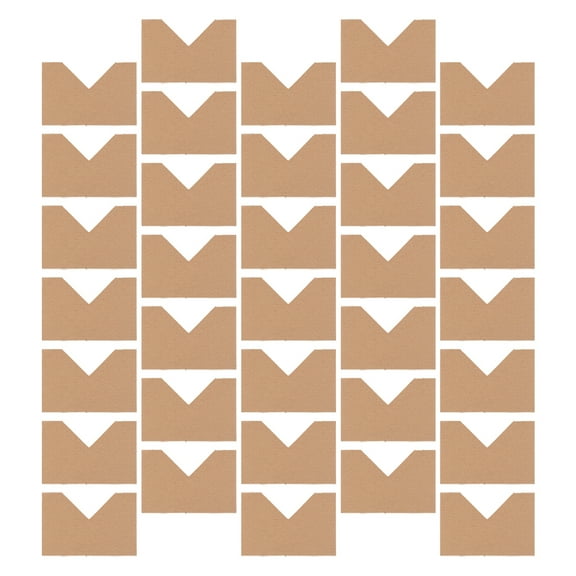 unbranded  40 Pcs Photo Corners for Scrapbooking Photos Decor Clip Brown