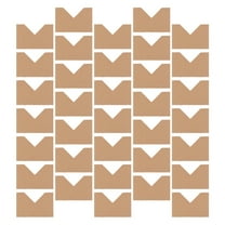 unbranded 40 Pcs Photo Corners for Scrapbooking Photos Decor Clip Brown