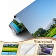 thumbnail image 4 of Wallpaper Golf Course Green Sand Bunkers Reflective Water Palm Trees Peel and Stick Wall Murals 69"H x 96"W Removable PVC Wall Paper Self-Adhesive Wall Paintings Art Decor for Bedroom Living Room, 4 of 7