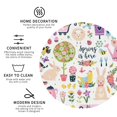thumbnail image 3 of Sigee Spring Flowers Birds for Water-Resistant, Heat-Resistant, Non-Slip Leather Coasters Set, Ideal for Coffee Table, Office, Bar, Home Decor-Round Shape, 3 of 6