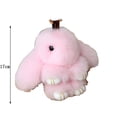 thumbnail image 3 of TopLLC Rabbit Costume Cute Rabbit Pendant Car Keychain Bag Accessories Soft Rabbit Velvet Ball Pendant Handmade Soft Rabbit Velvet Ball Pendant, 3 of 4