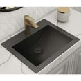 thumbnail image 2 of Ruvati 21 x 17 inch Drop-in Topmount Bathroom Sink Stainless Steel, 2 of 5