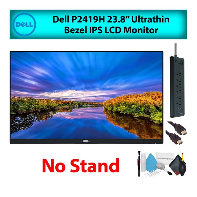 Dell 24" (P2419H) IPS Écran d'Ordinateur LCD (Pas de Support) Pack de Luxe