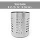thumbnail image 3 of Organizador de cubiertos de acero inoxidable para cocina, escurridor, soporte para utensilios y aparatos de cocina, organizador de cucharas y tenedores (plata, acero inoxidable), 3 of 7