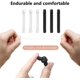 thumbnail image 4 of 12 pares de almohadillas de silicona para los oídos para anteojos Almohadillas antideslizantes para anteojos Gancho para la oreja Soporte de correa para anteojos para anteojos de lectura (ju, 4 of 5