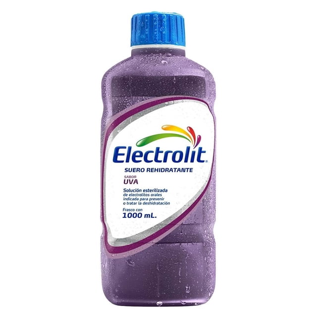 Suero rehidratante Electrolit uva 1000 ml