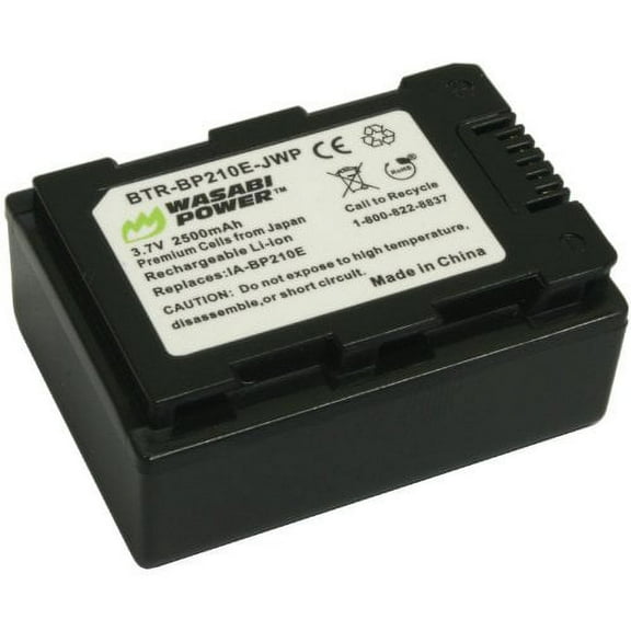 Wasabi Power Battery for Samsung BP210E, IA-BP210E, IA-BP210E/PP, IA-BP105R