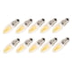 thumbnail image 5 of 10 bombillas de filamento largo E12 de 3 W, CA 110 V, para lámpara de techo, color blanco cálido, 5 of 10