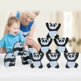 thumbnail image 4 of Juguete interactivo del rompecabezas del juego de madera de la panda linda del niño azul 12pcs, 4 of 5