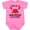 Raspberry, variant on Inktastic Someone in San Diego Loves Me Boys or Girls Baby Bodysuit