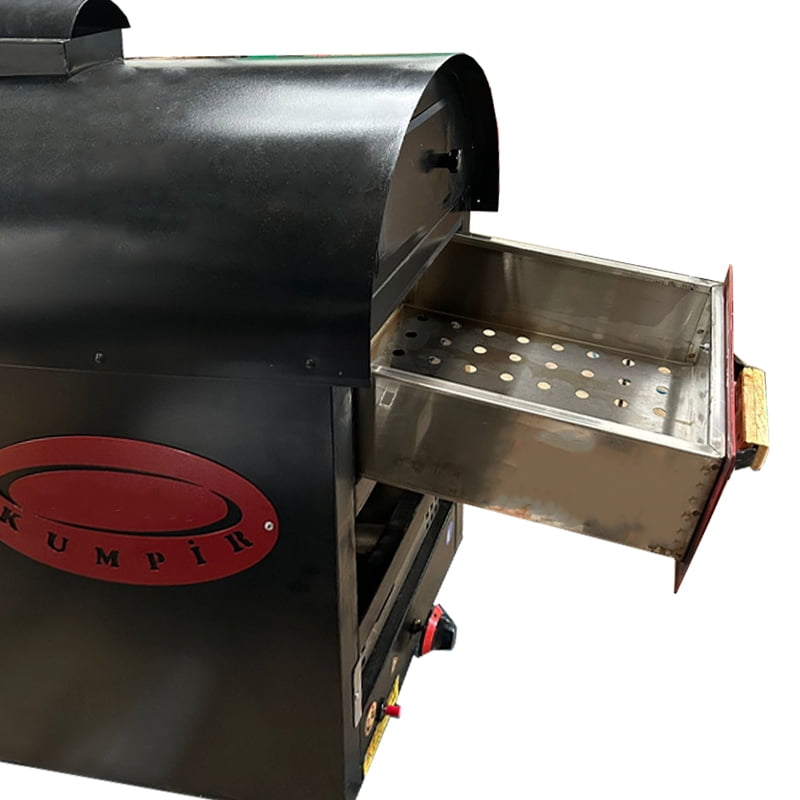 Turcobazaar Commercial LPG Jacket Potato Oven – 3 Drawers, Stainless Steel, 36-45 Potatoes/Hour