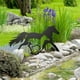 thumbnail image 5 of Estaca de caballo decoración de jardín de hierro – Escultura de arte de hierro hueco luminoso 30x30cm, adorno de césped exterior resistente a la intemperie para jardín y patio, regalo artesanal, 5 of 6