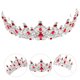 thumbnail image 5 of Tiaras de diamantes de imitación para mujer, corona de reina de cumpleaños para mujer, tiaras de princesa, Halloween, boda, fiesta de Navidad, 5 of 8