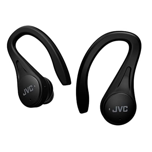 Auriculares Inalámbricos JVC Sport Ligeros y Compactos Batería Larga Duración hasta 30h Resistencia al Agua IPX5 HAEC25TB Negro