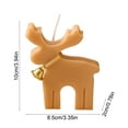 thumbnail image 3 of YIKA Christmas Decorations Christmas Candles Deer Aromatherapy Candles Christmas Decoration Ornaments Aromatherapy Candles Christmas Decorations Indoor Beige, 3 of 6