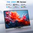 thumbnail image 2 of Monitor Portátil Jusnboir T140 14 Pulgadas FHD 1080P IPS USB C HDMI para Laptop PC Consolas, 2 of 5