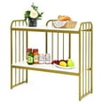 thumbnail image 1 of Costway Console 2 Niveaux Table de Buffet Moderne Servant Étagère de Rangement pour Entrée, 1 of 9