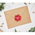thumbnail image 2 of Darling Souvenir 45 Pcs Round Floral Border Red Thank You Stickers Wedding Envelope Seal-1.6 Inches, 2 of 4