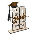 thumbnail image 4 of HLONK 2025 Graduation Season Decoration Grad Party Decor Graduation Party Grad Party Table Wood Sign Holiday Decorations for Home Festival Decor, 4 of 9