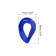 thumbnail image 2 of Unique Bargains Acrylic Link Rings, 35mm Quick Linking Clips Hooks for DIY Sapphire Blue 100Pack, 2 of 5