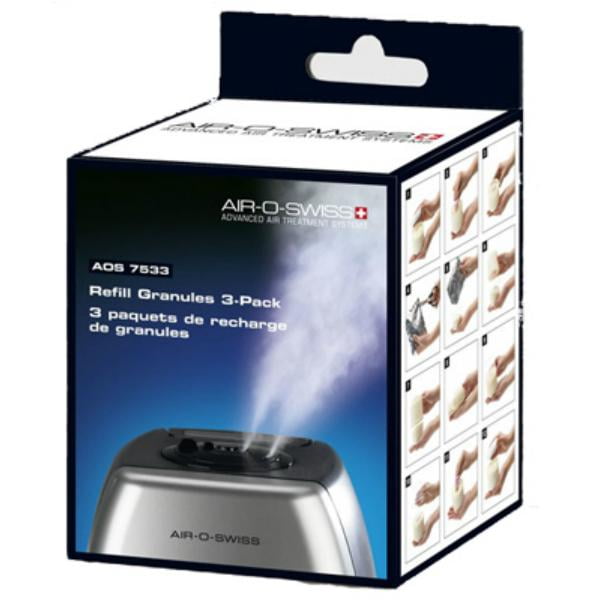 New AirOSwiss 34468 Refill Granules A7533 for Demineralization Cartridge 7531, 3Pack,Each