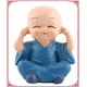 thumbnail image 3 of 4 Uds estatua de Buda Mini monje Buda estatuilla de resina para decoración hogar jardín coche regalo Idea. Afortunado Sencillez, 3 of 4